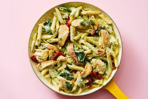 Creamy Pesto Chicken Pasta