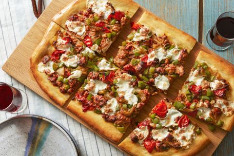 Italian Spiced Pork Pizza