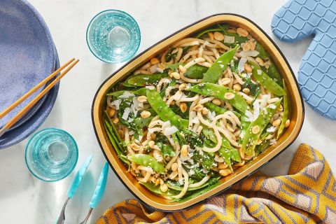 Oven Baked Sesame Peanut Udon