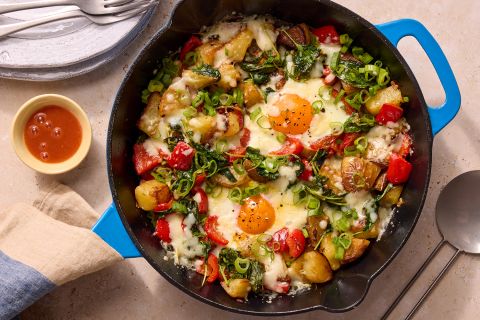 Breakfast for Dinner Hash & Eggs