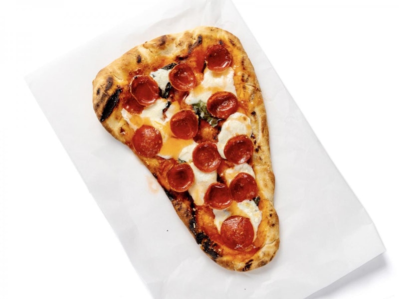 Pepperoni Naan Pizza