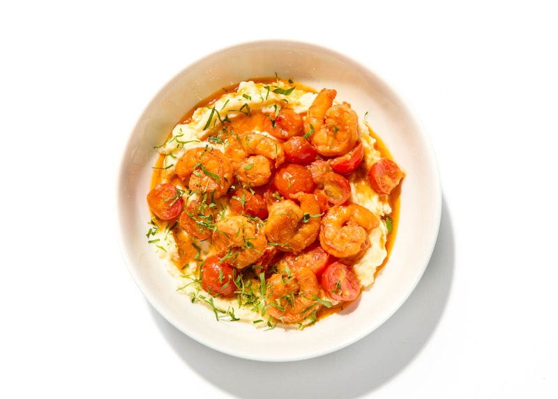 Garlic Shrimp & Roasted Tomatoes