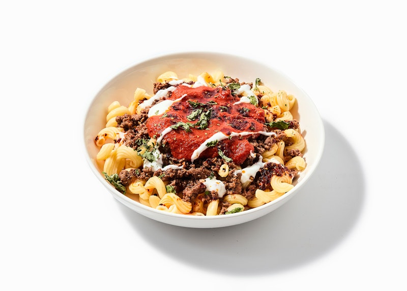 Baharat Spiced Beef Pasta