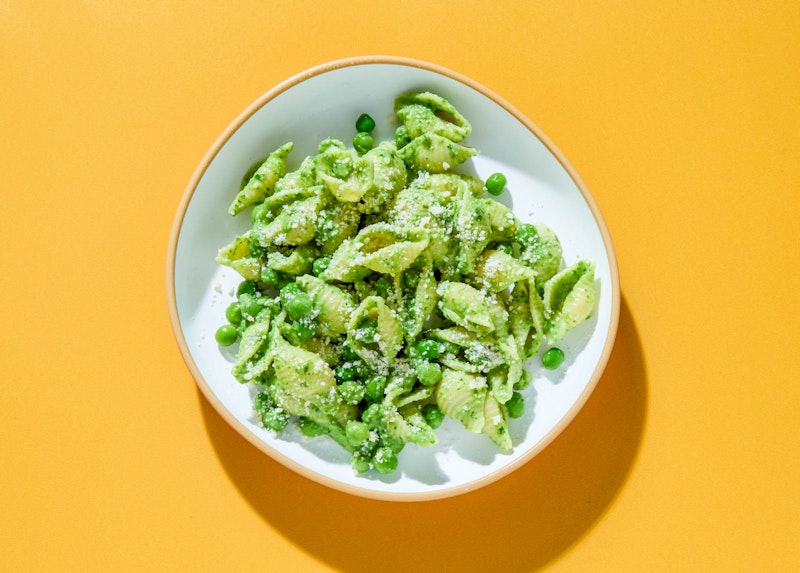 Green Pea & Basil Pasta