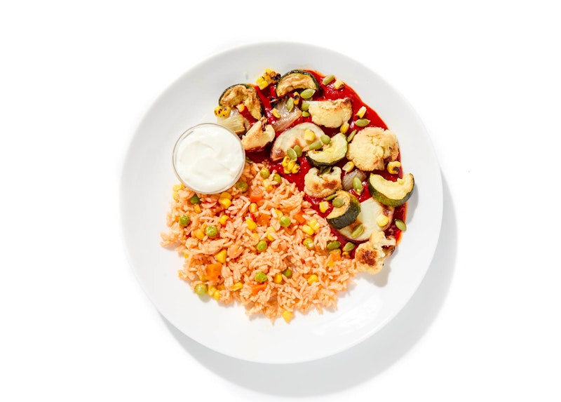 Guajillo Roasted Veggies & Red Rice