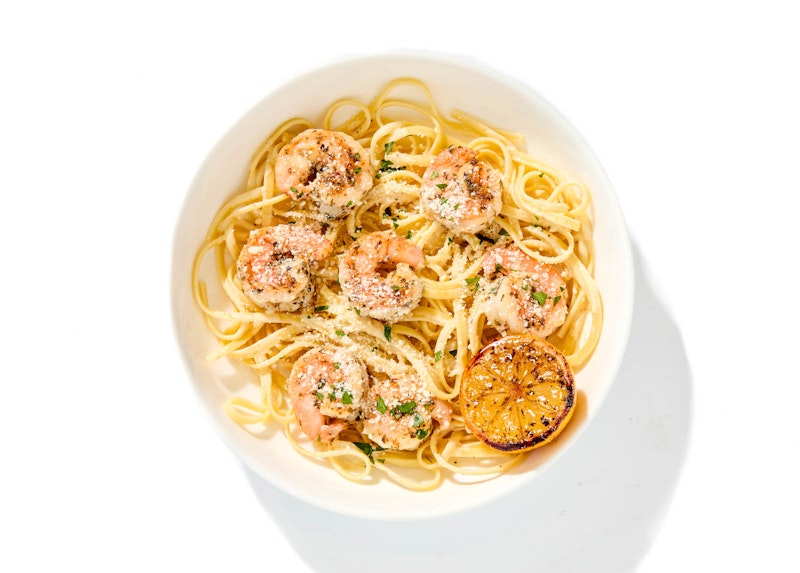 Shrimp Scampi Linguine