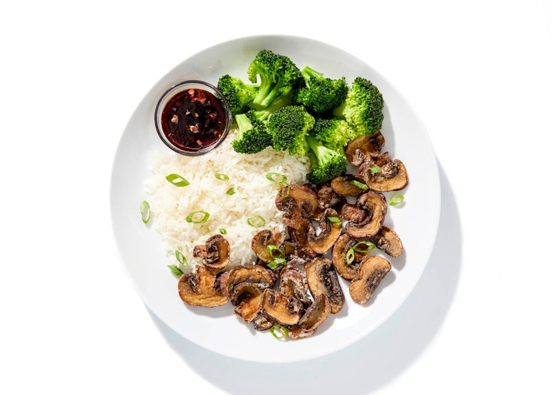 Mongolian Mushroom with Broccoli