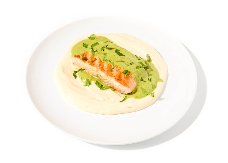 Salmon with Salsa Verde