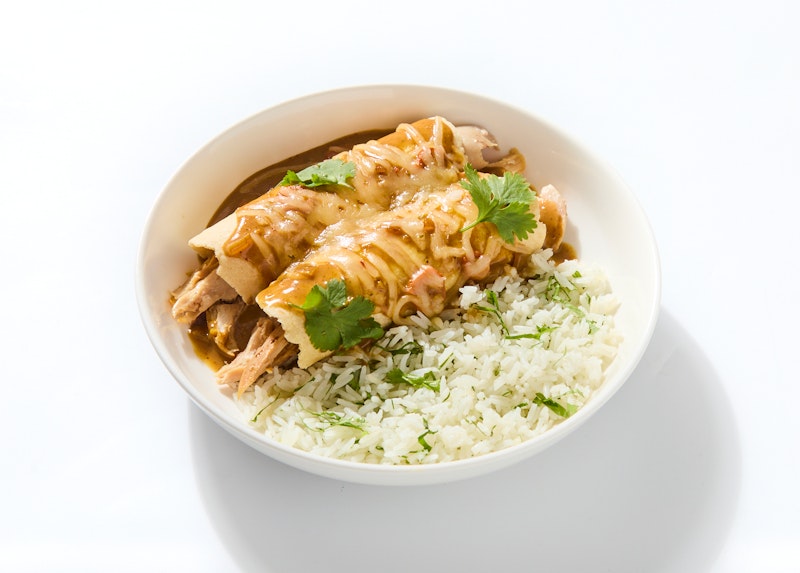 Chicken Curry Enchiladas
