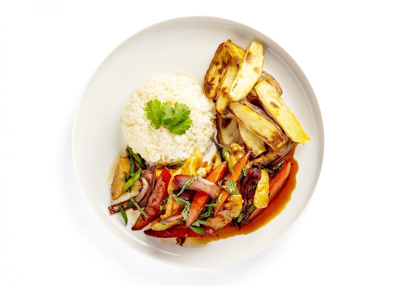 Peruvian Chicken Stir Fry (Pollo Saltado)