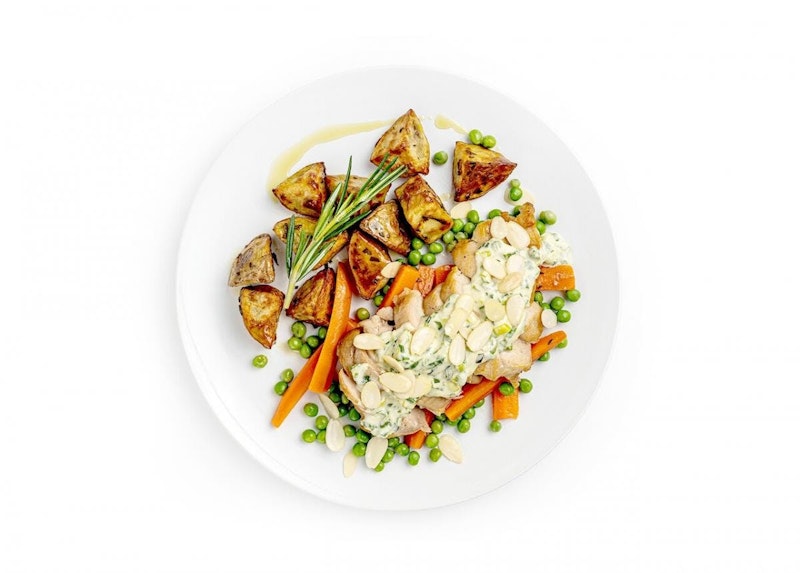 Chicken Thighs with Scallion Cream