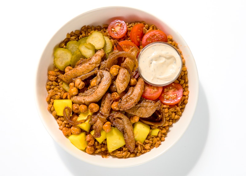 Golden Chicken Shawarma Bowl