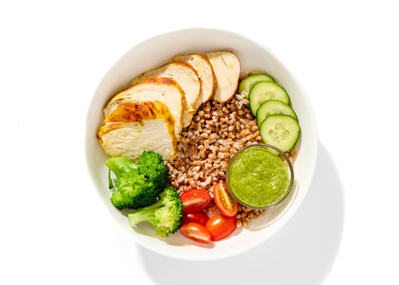 Garlic Baked Chicken Bowl