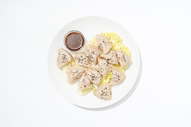 Chicken Dumplings with Cabbage, Carrots