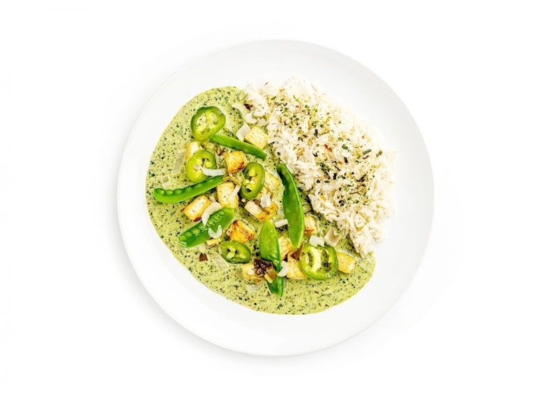 Tofu Green Curry & Coconut Rice