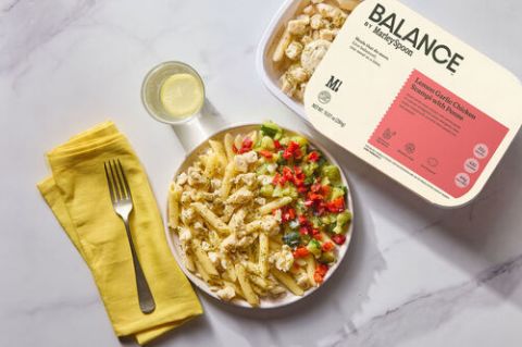 Lemon Garlic Chicken Scampi With Penne