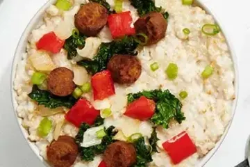 Veggie Sausage & Gouda Oats