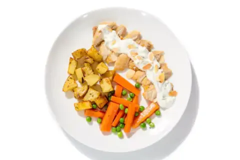 Chicken Thighs in Scallion Cream (Organic Chicken)