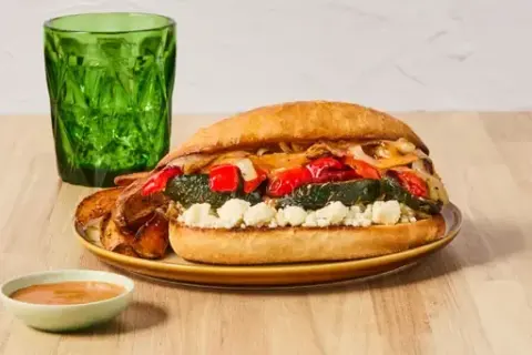 Za'atar-Roasted Zucchini & Chicken Sandos