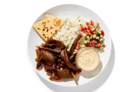 Gyro Plate with Greek Salad