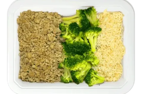 Ground Turkey, White Rice & Broccoli
