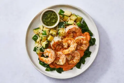 Creamy Tomato-Basil Shrimp