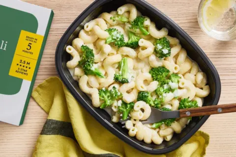Cavatappi in Creamy Truffle Alfredo Sauce