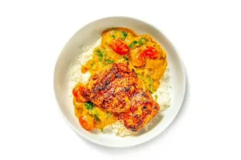 Amma's Chicken Thighs with Rice