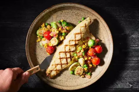 Simply Grilled Sea Bass