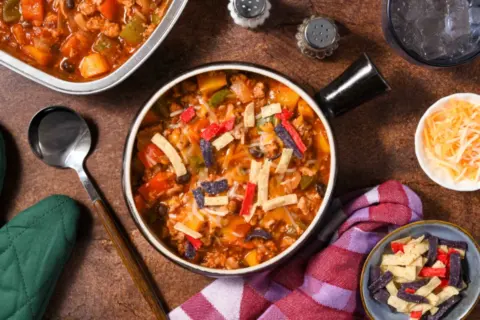 Southwest Pork & Bean Chili