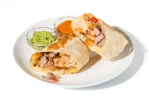 Flank Steak California-Style Burrito