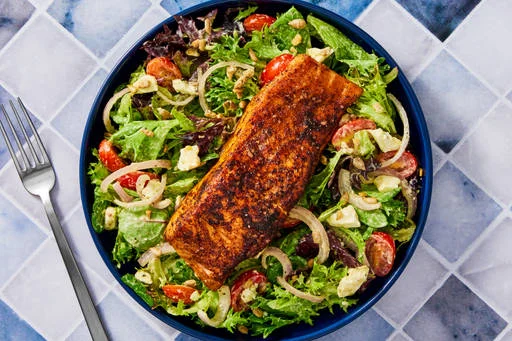Blackened 2x Black Cod & Feta Salad