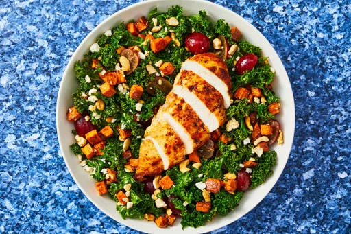 Harvest Kale & 2x Salmon Salad