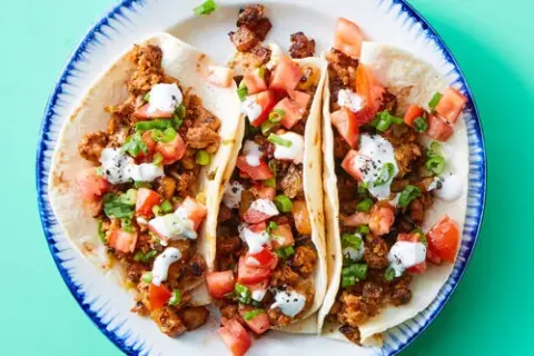 Crispy Chorizo-Potato Tacos