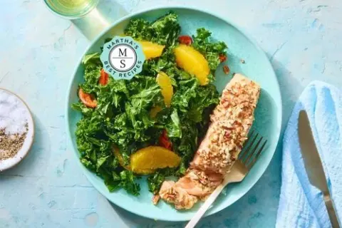 Martha's Best Maple-Dijon Salmon
