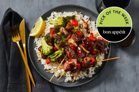 Yakitori-Style Steak Skewers