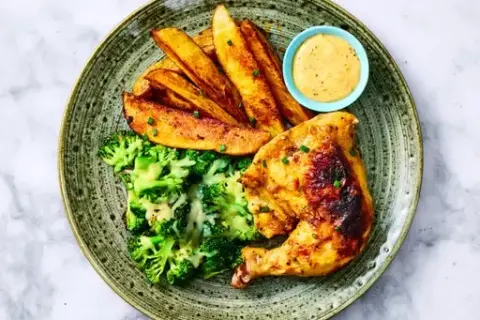 Honey Mustard Roasted 2x Half Chicken