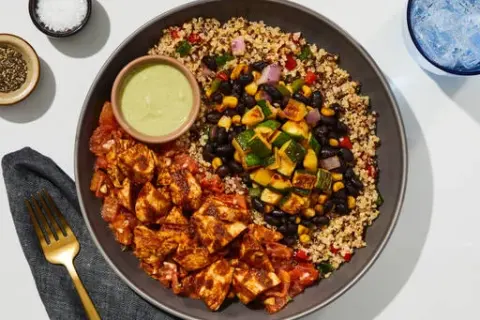 Tex-Mex Chicken No-Heat Bowl