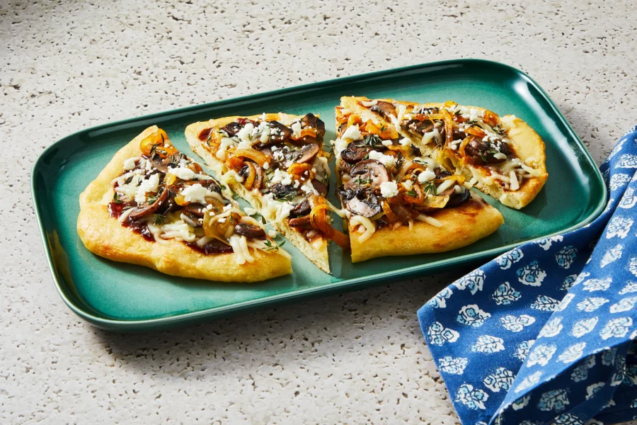 Chicken & Mushroom Flatbreads