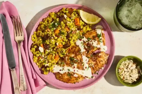 Moroccan-Spiced Salmon with Couscous