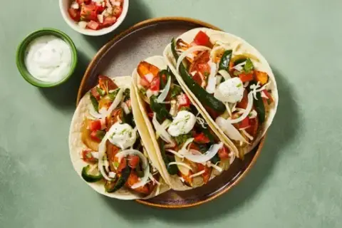 Sweet Potato Fajitas with 2x Rib-Eye Steak