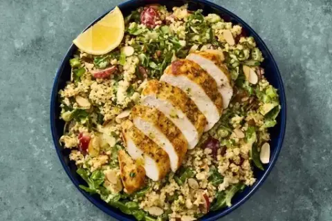 Shawarma Chicken Bulgur Salad Bowls