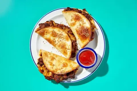 Cheeseburger Quesadillas