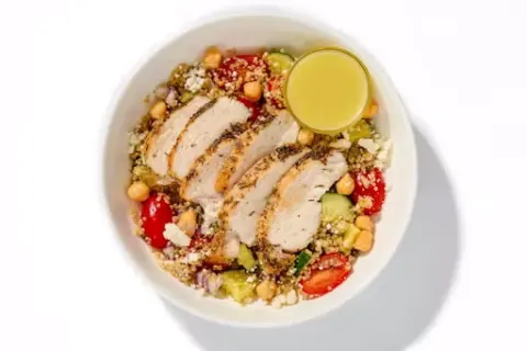Herbed Chicken with Chickpea Salad