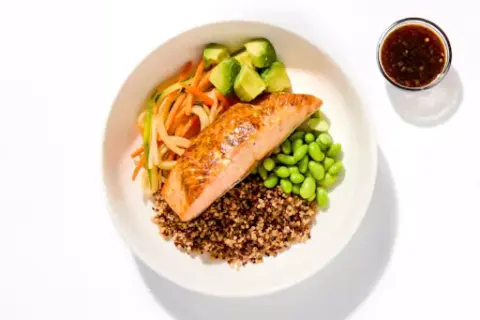 Poke-Style Salmon Bowl