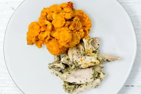 Ranch Chicken With Buffalo Cauliflower