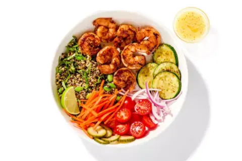 Citrus Shrimp Quinoa Bowl