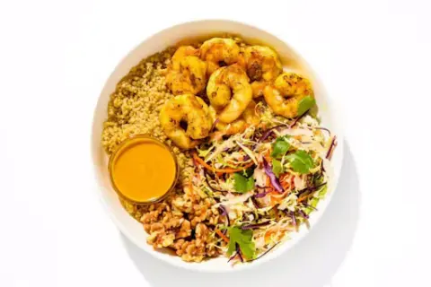 Heart-Healthy Shrimp Bowl