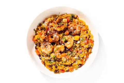 Chipotle-Mango Shrimp Bowl
