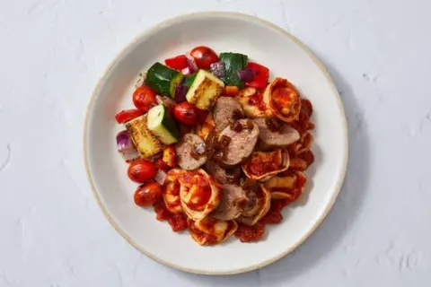 Pizzaiola Tortellini & Italian Sausage